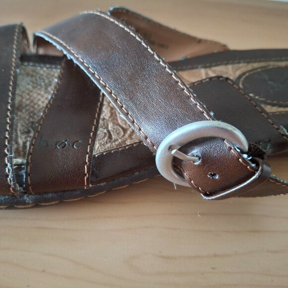 b.o.c - BØC Born Concept Brown Two-Strap Slide Sandals - Women’s Size 6M - Picture 3 of 5